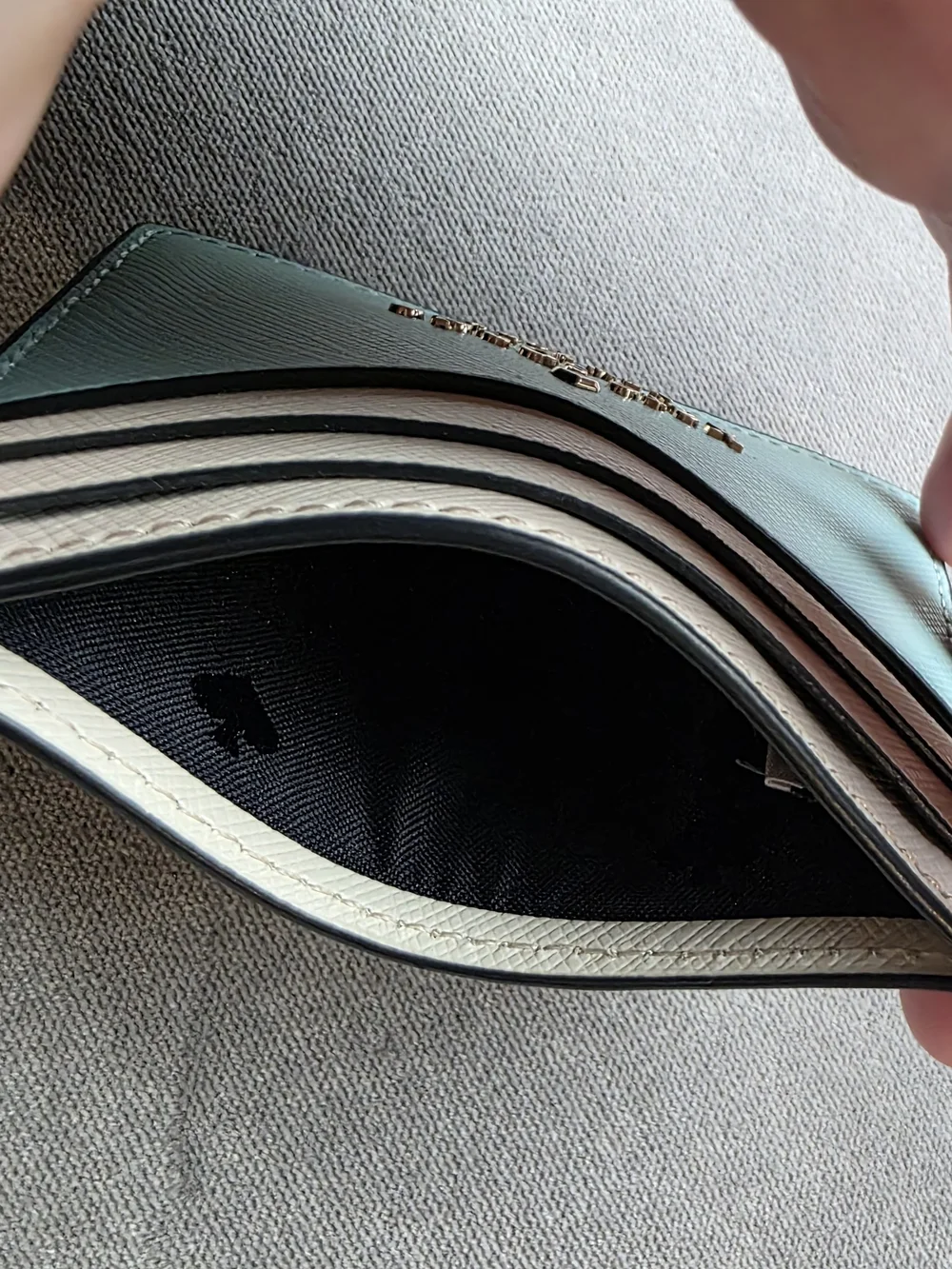 Kate Spade Staci Colorblock Small Slim Card Holder in the 